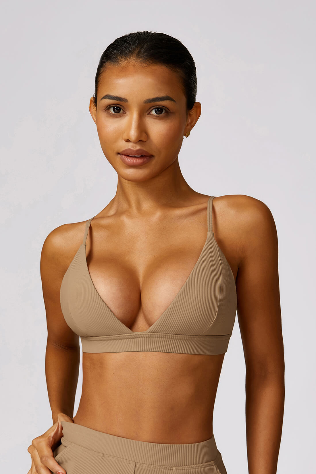 Deep V Backless Bra
