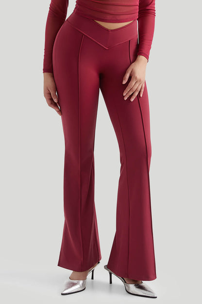 Backless Sexy 2Pcs Flare Leg Set