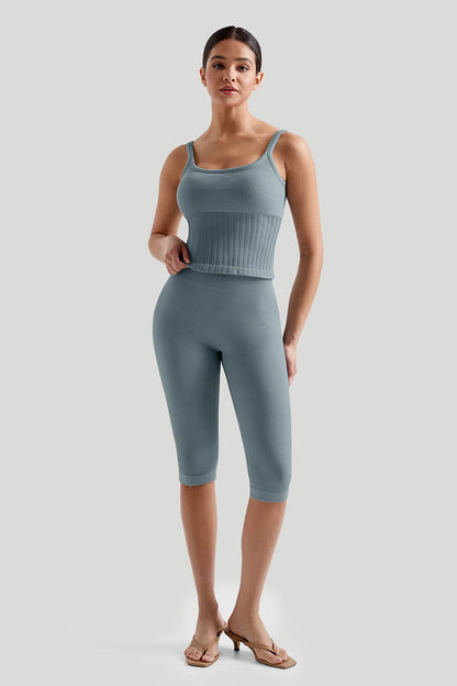 Ribbed Capri Pants