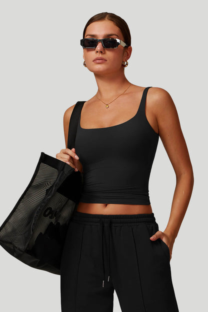 Square neckline Top