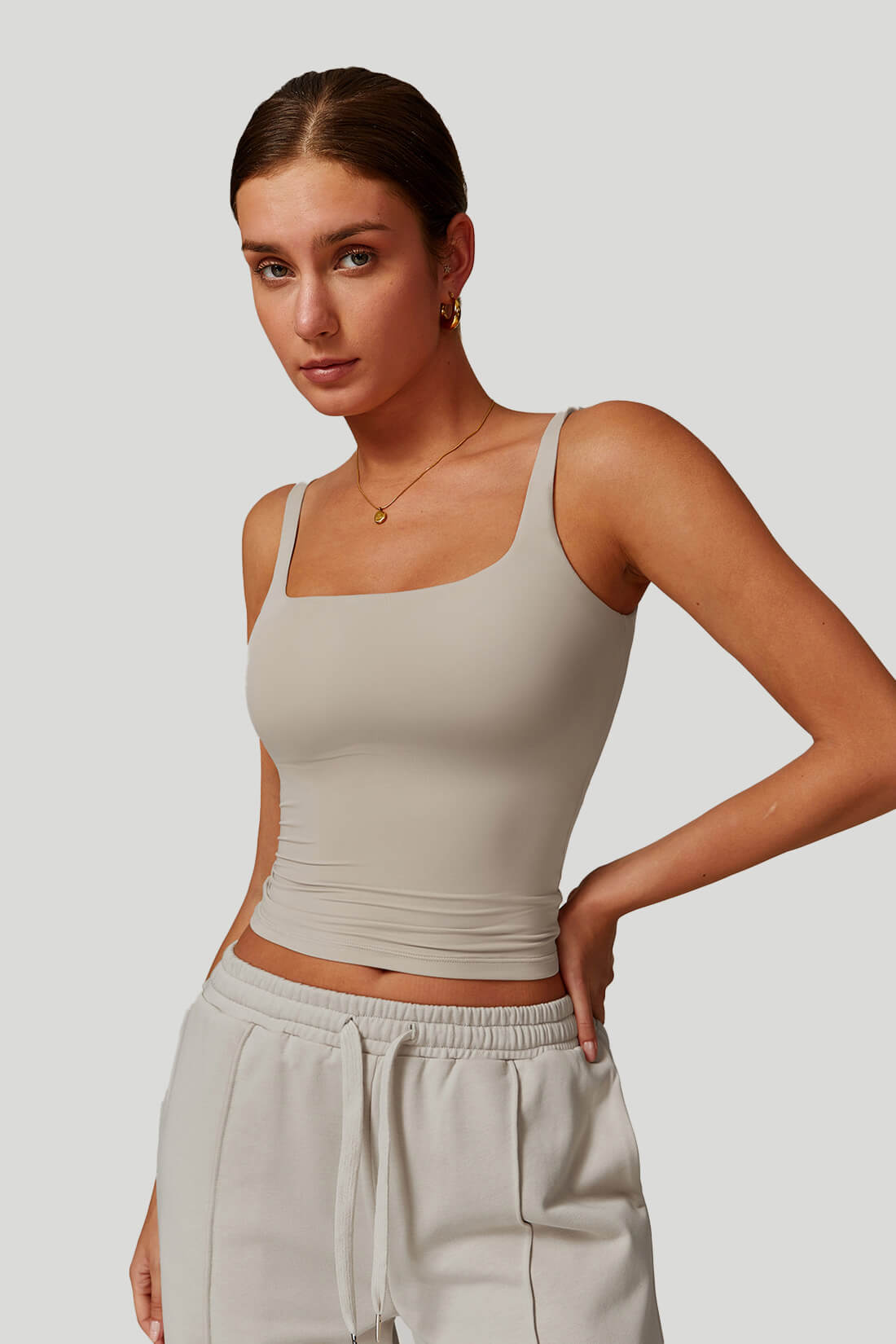 Square neckline Top